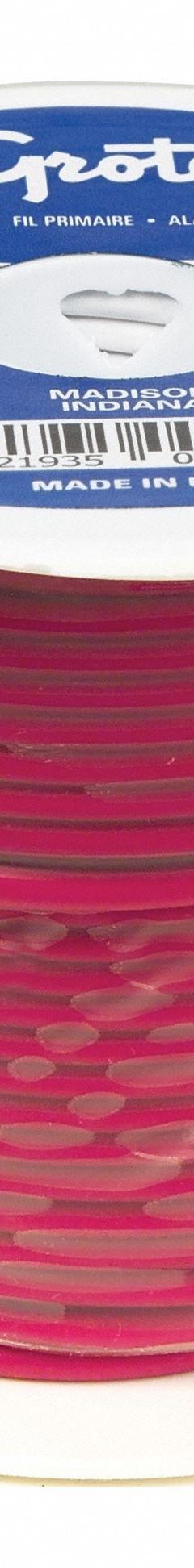 GROTE Automotive Wire: GXL, 100 ft, 1 Conductor, 10 AWG, Red, 60 V Volt (MPN 87-5200). Key specifications — Brand: GROTE.