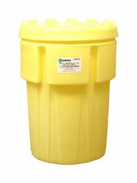 ENPAC Salvage Drum: Polyethylene, 103 gal, Screw-On Lid, Unlined/No Interior Coating, Salvage Drum (MPN 1040-YE). Key specifications — Drum Material: Polyethylene; Drum Head Type: Open Head; UN Rating Solids: UN 1H2/X295/S; UN Rating Liquids: Not Rated; Interior Lining: Unlined/No Interior Coating; Drum Message Text: Salvage Drum; Closing Ring Material: HDPE; For Holding: Drums.
