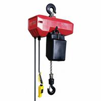 DAYTON Electric Chain Hoist: H4 - Heavy Duty, 230/460V AC, Hook Mounted - No Trolley, 1 Speeds (MPN 452R36). Key specifications — Brand: DAYTON; Includes: Chain Container; Operating Voltage: 230/460V AC; Headroom Clearance: 28 in - 30 in.