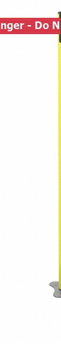 TENSABARRIER Barrier Post with Belt: Red, No Pattern, Danger Do Not Enter, 13 ft Belt Lg, Yellow (MPN 884-35-MAX-RIX-C). Key specifications — attr981468: Metal Alloy; attr981465: Red; attr981461: TENSABARRIER; attr981440: Plastic; attr981443: Yellow; attr981449: Danger Do Not Enter; attr981448: White.