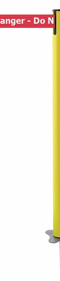 TENSABARRIER Barrier Post with Belt: Red, No Pattern, Danger Do Not Enter, 13 ft Belt Lg, Yellow (MPN 884-35-MAX-RIX-C). Key specifications — attr981468: Metal Alloy; attr981465: Red; attr981461: TENSABARRIER; attr981440: Plastic; attr981443: Yellow; attr981449: Danger Do Not Enter; attr981448: White.