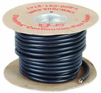 CHAINFLEX Motor Cable: 16 AWG, 4 Conductors, 25 ft, PVC Jacket, 1,000 V (MPN CF31-15-04-25). Key specifications — Conductor Material: Copper; Conductor Configuration: Single; Minimum Bend Radius Factor - Fixed: 4 x OD; Minimum Bend Radius Factor - Flexible: 6 x OD; Includes Ground: Yes; Minimum Bend Radius Factor - E-Chain: 7.5 x OD; Resistance Properties: Heat Resistant; Standards: cRUus.