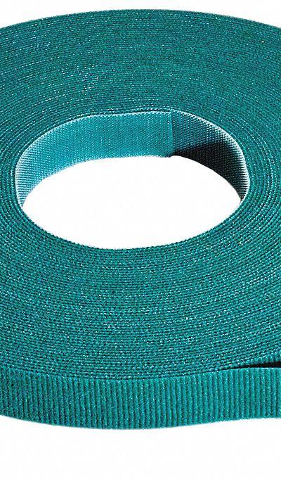 RIP-TIE Hook-and-Loop Cable Tie Roll: 75 ft Lg, 0.25 in Wd, 50 lb Tensile Strength - Cut to Length Hook-and-Loop Cable Tie Rolls