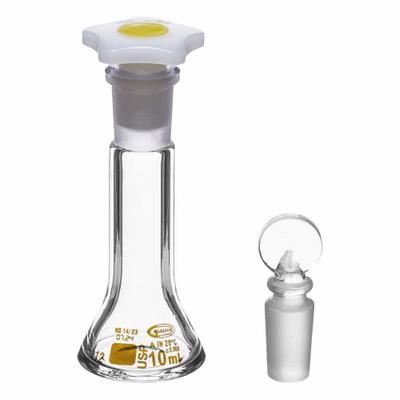 UNITED SCIENTIFIC SUPPLIES Glass Flasks: 10 mL, Colorless, Round, A - Glass Volumetric Flasks