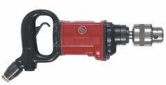 CHICAGO PNEUMATIC Air-Powered Drill: 5/8 in Chuck, Light Duty, 800 RPM, 1 hp, Keyed (MPN CP1816). Key specifications — attr1320790: CHICAGO PNEUMATIC.