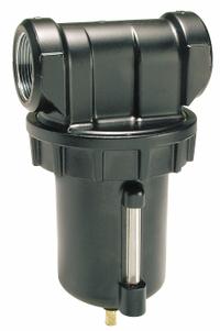 PARKER Compressed Air Filter: Particulate, 1 in NPT, 5 micron, 300 cfm, 175 psi Max Op Pressure (MPN F602-08WGR/M4). Key specifications — attr110055: F602; attr110008: PARKER.