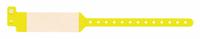 ID Wristband: No Legend, 11 3/4 in Overall Lg, 1 5/8 in Overall Wd, Plastic, Yellow, 500 PK (MPN CLS-PS-34). Key specifications   — attr1126094: Yellow.