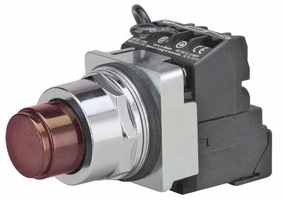 Siemens Illuminated Push Button: Illuminated, Extended Profile, Non-Metallic, 30 mm - Illuminated Extended-Length Push Buttons