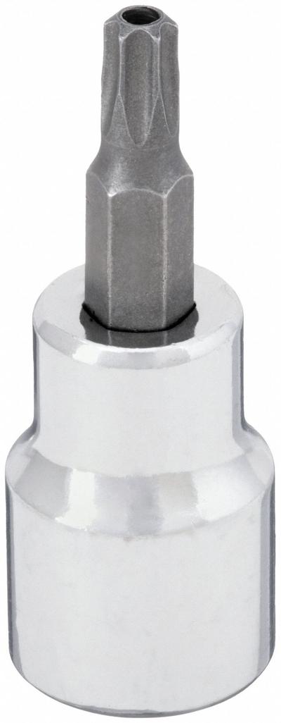 WESTWARD Socket Bit: 3/8 in Drive Size, Security Torx Tip, T20 Tip Size, 1 3/4 in Overall Lg - Security Torx Bit Sockets