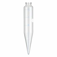 GLOBE SCIENTIFIC Centrifuge Tube: 100 mL, Centrifuge Tube, 36 mm Body Dia, 200 mm Overall Ht (MPN 8600108). Key specifications — Graduated: Yes; Includes Closure: No; Body Color: Colorless; Brand: GLOBE SCIENTIFIC; Bottom Shape: Conical.