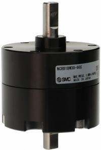 SMC Rotary Air Actuator: Single Vane Actuator, 90° Rotation Angle, 32 in-lb Output Torque, Metric (MPN NCRB1BW30-90S). Key specifications — attr293632: NCRB1BW30-90S; attr294754: SMC; attr947098: Non-Magnetic Piston; attr947108: Basic; attr947133: Metric; attr1108504: Side Ported.