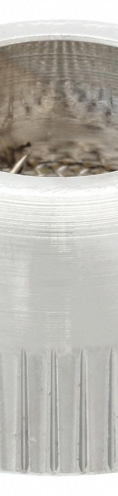 CHICAGO FAUCETS Flow Restrictor: 8 gpm Flow Rate, Laminar Flow Outlet, Brass, Chrome Finish, Female (MPN E1JKABRCF). Key specifications — Material: Brass; Product Type: Flow Restrictor; Connection Size: 13/16"-24; Brand: CHICAGO FAUCETS.