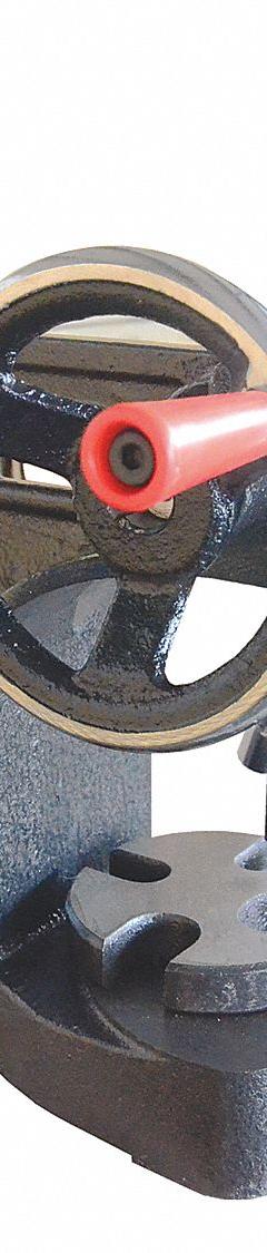 DAYTON Arbor Press: 1 ton Force in Tons, 8 in Swing (In.), 5-3/4 x 4-1/4 in, 45/64 to 1-27/64 in (MPN 4Z328)