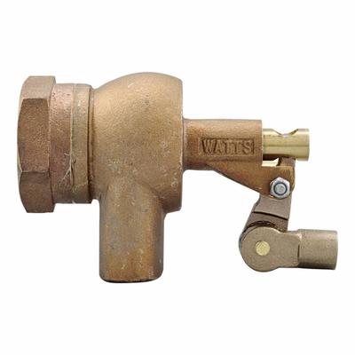 Watts Heavy Duty Float Valve: For Water Media, Straight Valve Body, Bulkhead - General Service Float Valve Bodies