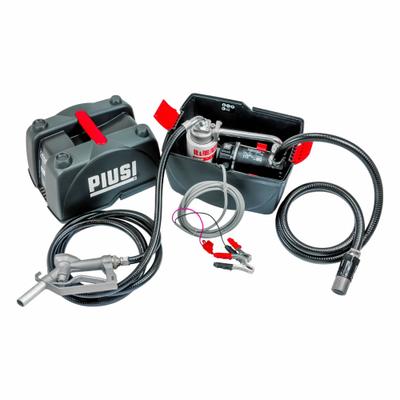 PIUSI Electric Drum Pump: 24 V DC, 12 gpm Max. Flow Rate, Pump with Hose & Nozzle - Portable DC-Powered Fuel Transfer Pumps