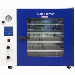 COLE-PARMER Vacuum Oven: Vacuum, 3 cu ft Capacity, 200°C Max Temp, 550 W Watt, Single Screen Control (MPN 5241126). Key specifications — attr1027177: 120V AC; attr1027180: COLE-PARMER; attr1027172: +/-10%.