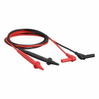 FLUKE Test Leads: CAT III 1000V/CAT IV 600V, Std Probe, Right Shrouded Plug, 5 ft Lg (MPN TL76). Key specifications — Brand: FLUKE.