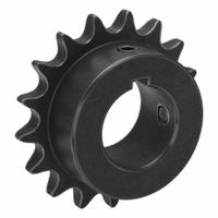TSUBAKI Single Strand Sprocket: 40, For 1/2 in Chain Pitch, 1 3/16 in Bore Dia, 17 Teeth, Steel (MPN 40B17F-1C). Key specifications — Brand: TSUBAKI.