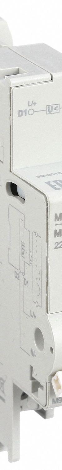 SCHNEIDER Undervoltage Release: Undervoltage Release, Multi 9 Circuit Breakers (MPN M9A26960). Key specifications — For Use With: Multi 9 Circuit Breakers; Voltage: 220 to 240V AC/24V DC; Number of Poles: None; Brand: SCHNEIDER; Accessory Type: Undervoltage Release.