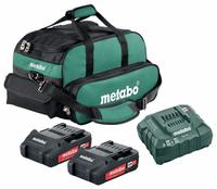 METABO Battery and Charger Kit: CORE18V®, 2 Ah, 2 Batteries Included, Charger Included, Tabbed (MPN US625596020). Key specifications — attr1278107: Not Oil-Resistant.