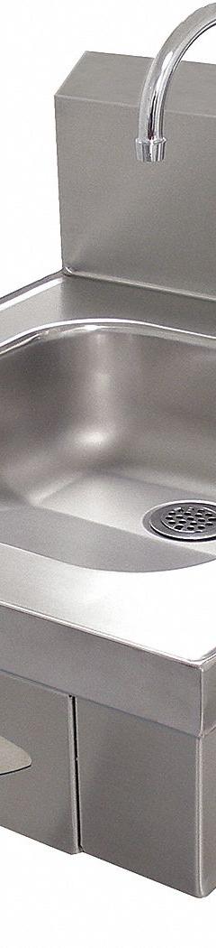 SPACE-SAVER Hand Sink: 1 Stations, 5 in Bowl Dp, 14 in Bowl Lg, 16 in Bowl Wd, Faucet Included (MPN 7-PS-41). Key specifications — Includes Side Splash: Side Splash Not Included; Brand: SPACE-SAVER.