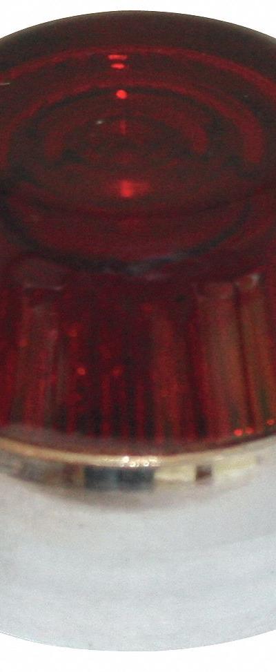 EATON Pilot Light Lens: 30 mm Panel Mounting Hole Dia, Amber, Fresnel, Incandescent/LED - Pilot-Light Lenses