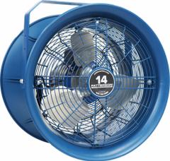 PATTERSON Fan Head: 14 in Blade Dia, 1 Speeds, 208 to 230/460V AC, 1/4 hp Motor, Non-Oscillating (MPN H14B). Key specifications — Voltage: 208 to 230/460V AC; Brand: PATTERSON; Number of Speeds: 1; Phase: Three.