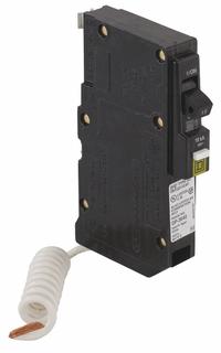 SQUARE D Miniature Circuit Breaker: 15 A, 120/240V AC, Single Phase, 10kA at 120/240V AC, 1 Poles (MPN QOB115CAFI). Key specifications — Phase: Single; Amps: 15 A; AC Voltage Rating: 120/240V AC; Max. AIR Rating: 10kA at 120/240V AC; For Use With: QO Load Centers and NQ Panelboards; Brand: SQUARE D.