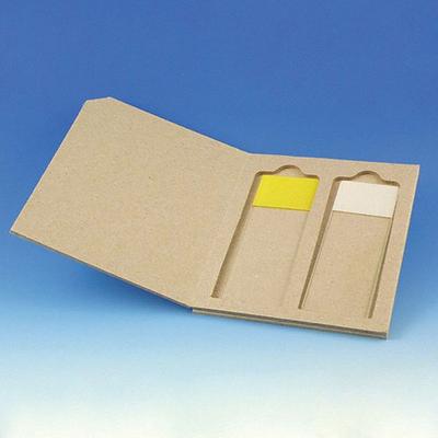 GLOBE SCIENTIFIC Lab Slide Mailer: Slides Holds Container, 2 Slides, Cardboard - Lab Slide Mailers