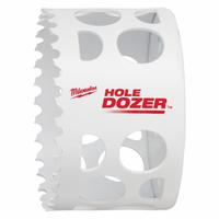 MILWAUKEE Hole Saw: 3 1/8 in Saw Dia., 3.5 Teeth per Inch, 1 5/8 in Max. Cutting Dp, Bi-Metal (MPN 49-56-0177). Key specifications — attr1098070: 3.5; attr1098087: MILWAUKEE.