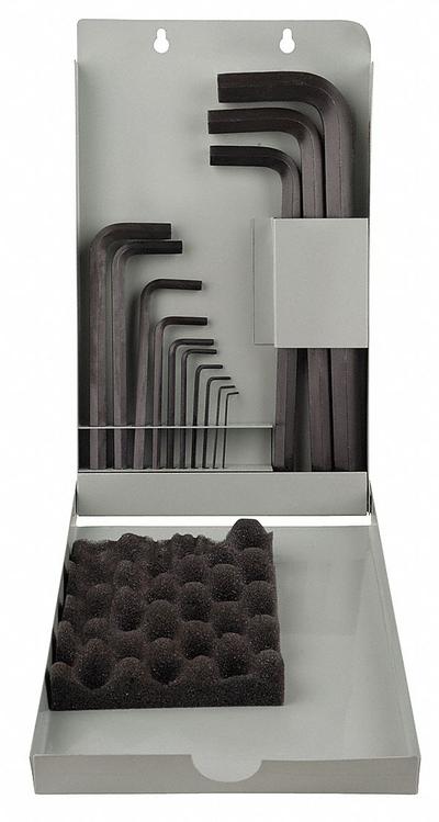 EKLIND Hex Key Set: 11 - 15 Pieces, Ball-Hex-L Long, L, Metric, Single Ball End - L-Shaped Hex Key Sets