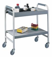 Laboratory Cart: 34 7/8 in Overall Lg, 19 in Overall Wd, 36 3/8 in Overall Ht, 1 Compartments, Steel (MPN 8010000). Key specifications — Brand: LABCONCO; Product Type: Lab Cart; Includes: (4) 15.25 in Short Polyurethane Dividers; Cart Material: Steel.