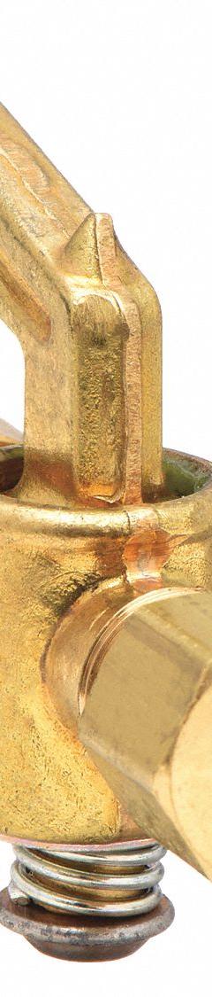 HANSEN Ground Plug Valve: For Fluids Media, 2-Way, 1/4 in Pipe Size, Brass, Female, Compression (MPN A6769). Key specifications — Brand: HANSEN.