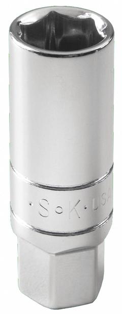 SK PROFESSIONAL TOOLS Spark Plug Socket: 3/8 in Drive Size, 5/8 in Socket Size, 6-Point, Std, Chrome (MPN 4420). Key specifications — attr1204270: Chrome; attr1204275: SK PROFESSIONAL TOOLS; attr1204284: Standard; attr1204287: Not Tether Capable.