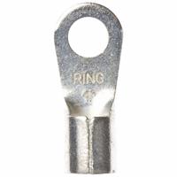 3M Ring Terminal: Bare, 1/4 in Stud Size, 6 AWG to 6 AWG Wire Sizes, 1,000 V, Brazed Barrel & Seam (MPN M6-14R/SX). Key specifications — Brand: 3M.