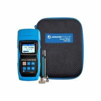 JONARD TOOLS Fiber Optic Power Meter: Single-Mode, 850, 980, 1300, 1310, 1490, 1550, 1625, 1650 nm (MPN FPM-50A). Key specifications — Product Type: Fiber Optic Power Meter; Includes: (2) Cleaning Swabs; Manufacturer Part Number: FPM-50A; Adapters Included: SC; Brand: JONARD TOOLS; Features: Shatter-Resistant Sleeve; Testing Functions: Optical Power Loss; _Wavelengths: 850, 980, 1300, 1310, 1490, 1550, 1625, 1650 nm.