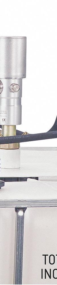 LIQUIDYNAMICS INC. Air Drum Pump: 3:1, 4 gpm Max. Flow Rate, 14,000 cps Max. Viscosity, Steel (MPN TOA27R50ENQRAFR2). Key specifications — Brand: LIQUIDYNAMICS INC.; Suction Tube Material: Steel.