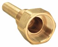 WINTERS Threaded Thermowell: Brass, For 3 1/2 in Stem Lg, 2 1/2 in Insertion Lg, 710 psi (MPN TIW01LF). Key specifications — attr1275131: 400°F/204°C; attr1275136: WINTERS; attr1275129: 710 psi.