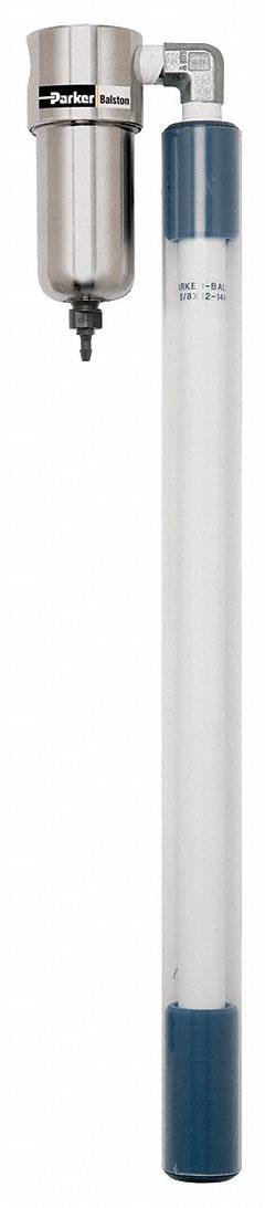 BALSTON Membrane Air Dryer: 1/4 in NPT, 1.25 cfm, 150 psi Max Op Pressure, 120°F Max Op Temp, Auto (MPN ECD10). Key specifications — attr109899: -7 °F; attr158655: ECD; attr109887: BALSTON.