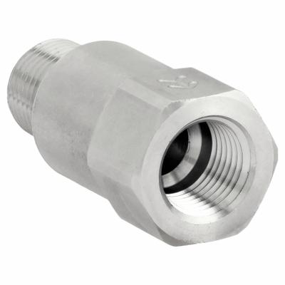APPROVED VENDOR Piston Spring Check Valve: Piston, Inline Valve Body, 1/8 in Pipe Size - Stainless Steel Inline Piston Check Valves