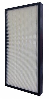 GRAINGER Minipleat Air Filter: 16 in x 25 in x 2 in, Synthetic, Plastic, No Header, MERV 11 (MPN 33E959). Key specifications — Brand: GRAINGER; Frame or Header Material: Plastic; Media Material: Synthetic.