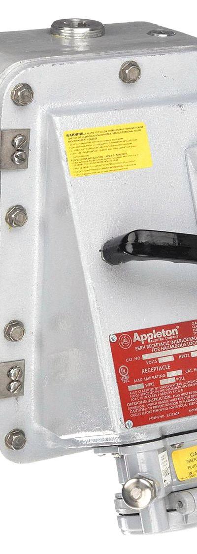 APPLETON ELECTRIC Mechanical Interlock: 600V AC - Hazardous Location Interlocks