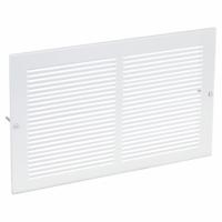 Return Air Grille: Louvered Grille, White, Powder Coated, Steel, 9 3/4 in H, 15 3/4 in W, 1/4 in D (MPN 4MJR1). Key specifications — Mounting Location: Ceiling; Brand: APPROVED VENDOR; Fire Rating: Not Fire Rated.