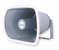 SPECO TECHNOLOGIES PA Weatherproof Speaker: Powered, 1-Way, 8 ohm Impedance, 8 3/4 in Overall Wd (MPN SPC15R). Key specifications — attr1056470: Indoor; attr1056495: Powered.