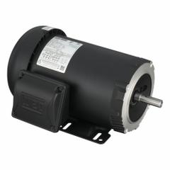 WEG General Purpose Motor: C-Face/Rigid Base Mount, Totally Enclosed Fan Cooled, 1 hp, 230/460V AC (MPN 00112ET3E56C-S). Key specifications — Brand: WEG; Nameplate Voltage @ 60 Hz: 230/460V AC; Full Load Current @ 60 Hz: 3.16/1.58 A; Nameplate RPM @ 60 Hz: 1,145 RPM; Motor Enclosure: TEFC.