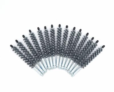GOODWAY Tube Brush: Threaded Connection, Nylon, 7/16 in to 5/8 in, 1/4"-28 Male - Brushes for Heat Exchanger Cleaning Equipment