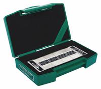 INSIZE Surface Roughness Specimen: Surface Roughness Specimen, For Grit Blasting Machining Method (MPN ISR-CSE018). Key specifications — attr1181299: Grit Blasting; attr1181304: INSIZE; attr1181300: Nickel; attr1181297: 128, 420, 720, 1000 uin; attr1181298: 128, 420, 720, 1000 uin.