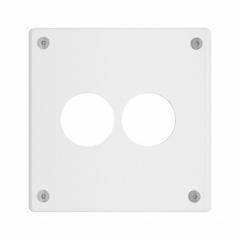 LEGRAND Wall Plate: Single Circular Opening, 2 Gang, White, Jumbo Size (MPN WSP32N911PS). Key specifications — Brand: LEGRAND; Material: Stainless Steel; Includes: Allen Head Screws.