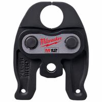 MILWAUKEE Press Jaw: 1 in Pipe, PEX, For ASTM F1807/F2159, Compact Tool Types (MPN 49-16-2454C). Key specifications — attr518773: Jaws; attr518762: PEX; attr518771: Steel; attr518761: ASTM F1807/F2159; attr518760: MILWAUKEE.