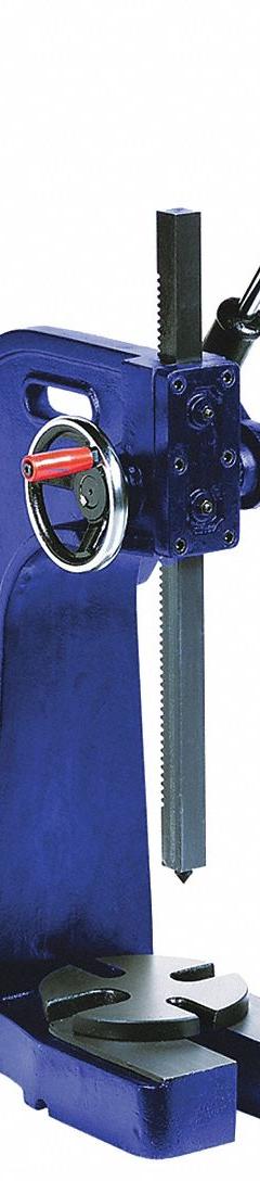 DAYTON Arbor Press: 3 ton Force in Tons, 10 3/8 in Swing (In.), 8 in, 11/16 to 1-9/16 in (MPN 467L18)